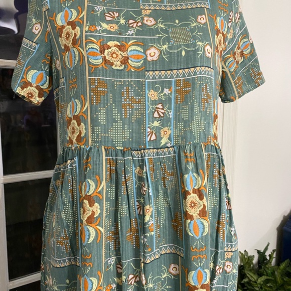 Emery Rose Boho Inspired Smock Dress Size Small - Picture 8 of 10